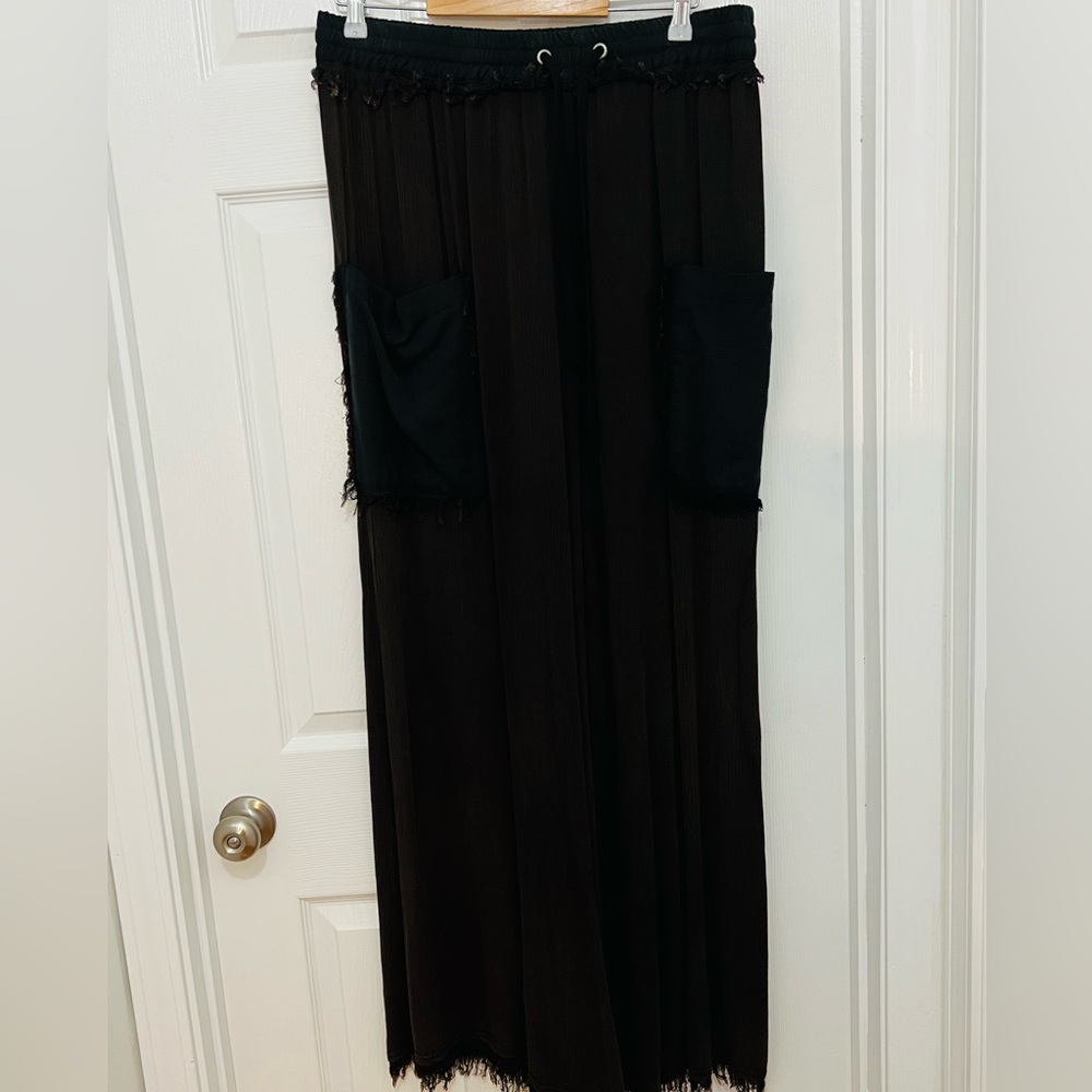 Free People Wide Leg Drawstring Pants